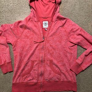 Merona Women's Pink and Orange Sweatshirt
